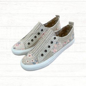 Gypsy Jazz Floral Beige Sneakers